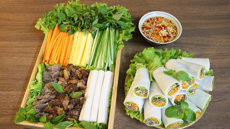 Cách chế biến Phở cuốn thập cẩm