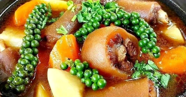 Cách chế biến Đuôi bò tiềm tiêu xanh