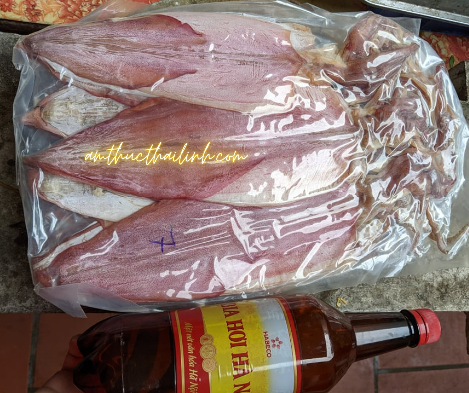 Cách chế biến Mực khô nướng