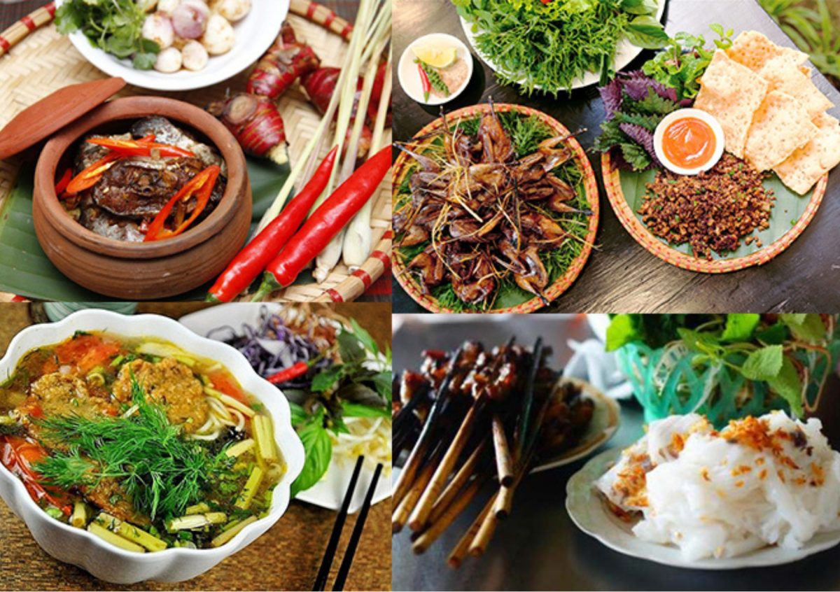 Bún nem Hà Nội mang theo khi lái xe / dừng chân QL21