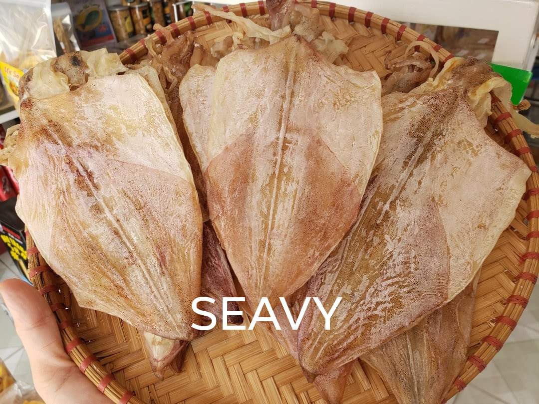 Mực khô nướng cho khách du lịch trong ngày – ít thời gian
